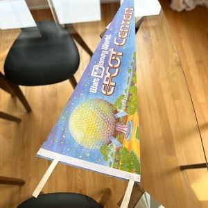 Vintage 1982 Walt Disney World Epcot Center Pennant